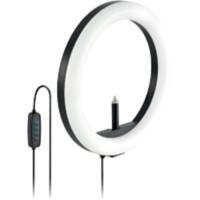 Kensington Lamp K87653WW ProVC L1000 Tweekleurige ring Met webcamhouder Aanpasbare kleurtemperatuur USB-A-kabel Zwart