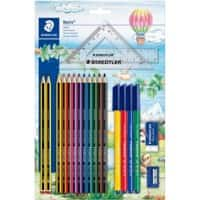 Set de dessin STAEDTLER Avec équerre et règle Assortiment