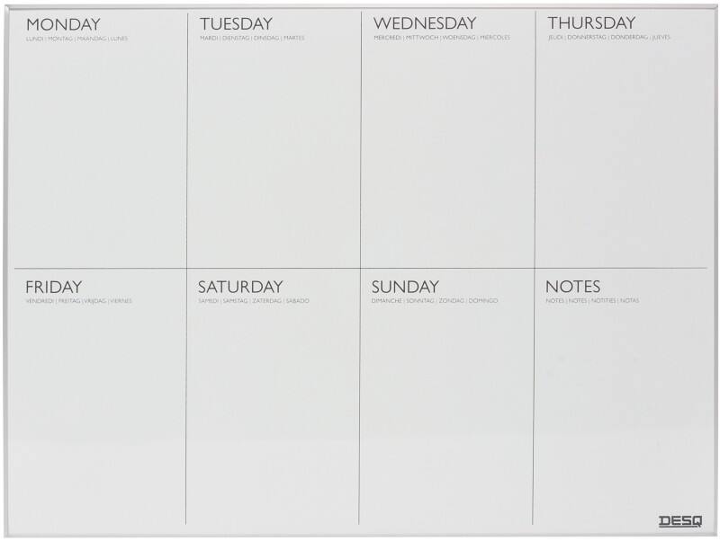 Desq Weekplanner Wit 4320
