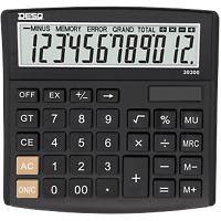 Calculatrice de bureau Desq 12 chiffres 30300.09 Noir