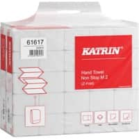 Essuie-mains Katrin Classic 61617 Pliage en Z 2 Plis Blanc 25 Rouleaux de 160 Feuilles