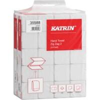 Essuie-mains Katrin Classic 35588 Pliage en V 2 Plis Blanc 20 Rouleaux de 200 Feuilles