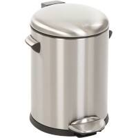 Poubelle à pédale EKO Belle Deluxe 5 L Gris Acier inoxydable