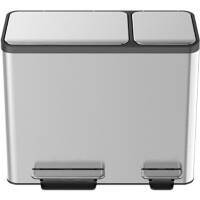 Poubelle à pédale EKO EcoCasa 45 L Gris Acier inoxydable