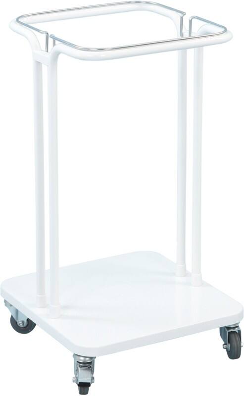 Poubelle à pédale ABENA Saekko Boy 40 L Blanc Acier