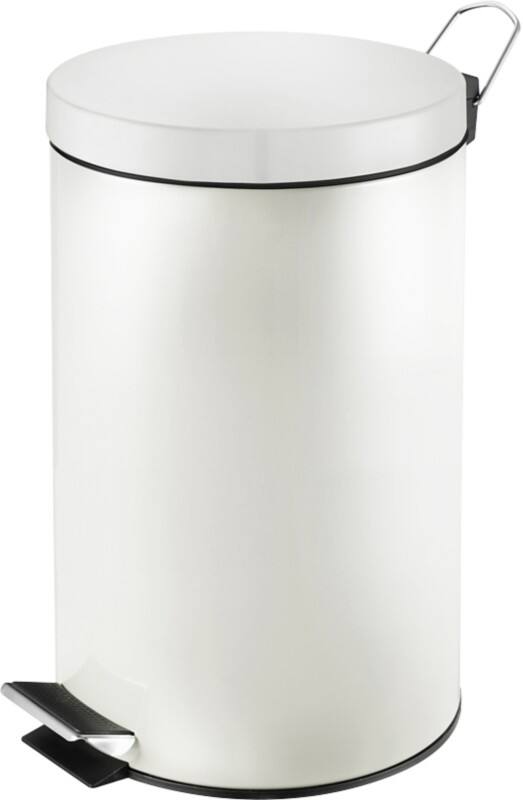 V-PART Classic bin Pedaalemmer 12 l Wit Staal