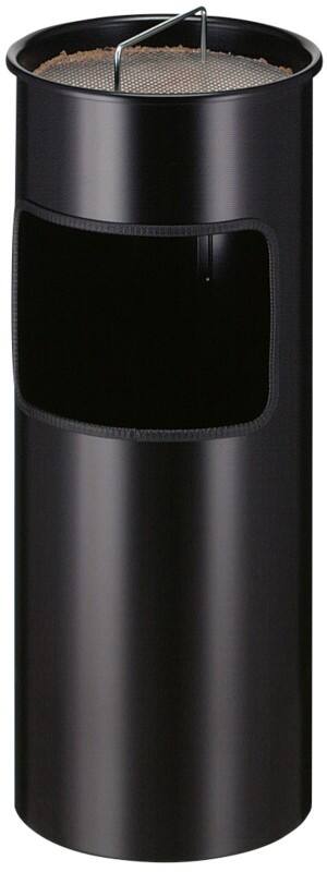Corbeille à papier V-PART Acier 30 L 61,3 cm (h) Noir