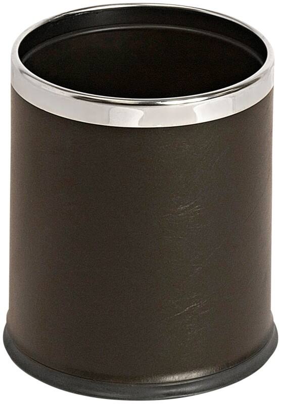 Corbeille à papier V-PART Acier 10 L 27,5 cm (h) Noir