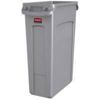 Poubelle Rubbermaid Slim Jim 87 L Gris PE (Polyéthylène)