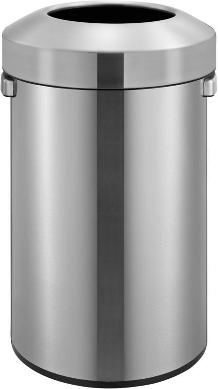 Corbeille à papier EKO Acier inoxydable 60 L 37,3 (l) x 40,5 (p) x 68,5 (h) cm Argenté