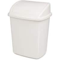Corbeille à papier PP (Polypropylène) 8 L 25,2 (l) x 20 (p) x 33 (h) cm Blanc