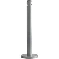 Cendrier sur pied Rubbermaid Aluminium 107,9 cm Argenté