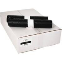 Gemiddeld gebruik Afvalzak 240 l Zwart Mdpe 10 Stuks