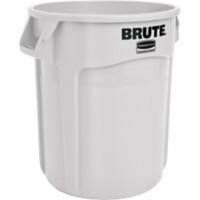 Corbeille à papier Rubbermaid PE (Polyéthylène) 75,7 L 0 (l) x 58,1 (h) cm Blanc