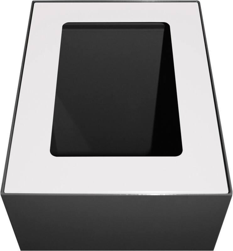 V-PART Deksel 31191178 Gegalvaniseerd staal, gepoedercoat Wit