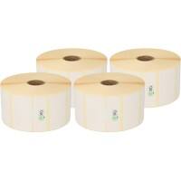 Zebra Z-SELECT 2000D Etiketten Authentiek 800262-125 800262-125 Klevend Zwart op Wit 57,15 x 31,75 mm  4 Stuks 