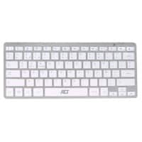 Clavier ACT AC5605 AZERTY Sans fil Argenté