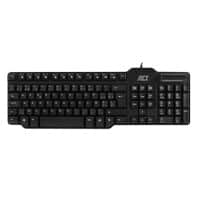 Clavier ACT AC5475 AZERTY Filaire Noir