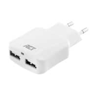 Chargeur USB ACT AC2115 Blanc 105 mm (l)