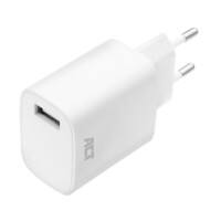 Chargeur USB ACT AC2110 100-240V Blanc