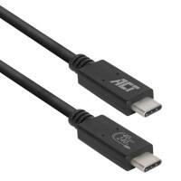 Câble USB-C ACT AC7451 Noir 0,8 m