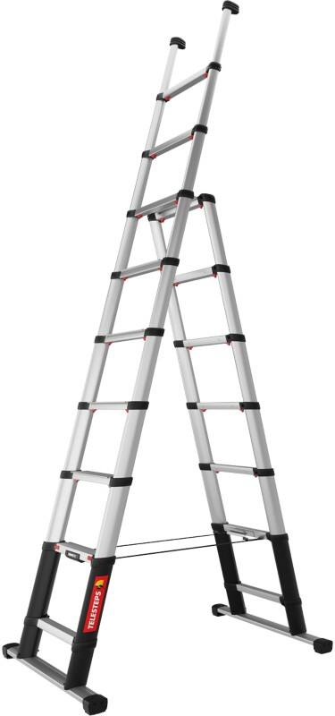 TELESTEPS Combi Line Telescopic Ladder 3000 mm Aluminium 150 kg
