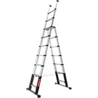 Telesteps Ladder 72430-681 3800 mm (H) Zilver Combi Line