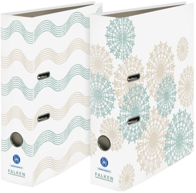 Classeur à levier Falken Large Pure Green A4 80 mm Assortiment 24001000000F Plastique  10 Unités