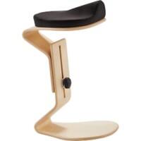 Tabouret pendulaire Mayer Sitzmöbel Tissu Noir