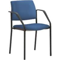 Chaise empilable Mayer Sitzmöbel Tissu Accoudoirs fixes Bleu 2518 590 x 560 x 830 mm 2 unités