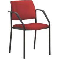 Chaise empilable Mayer Sitzmöbel Tissu Accoudoirs fixes Rouge 2518 590 x 560 x 830 mm 2 unités