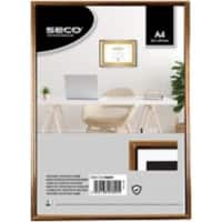 Seco Fotolijst BGA4PS A4 Goud, zwart 220 x 308 x 19 mm