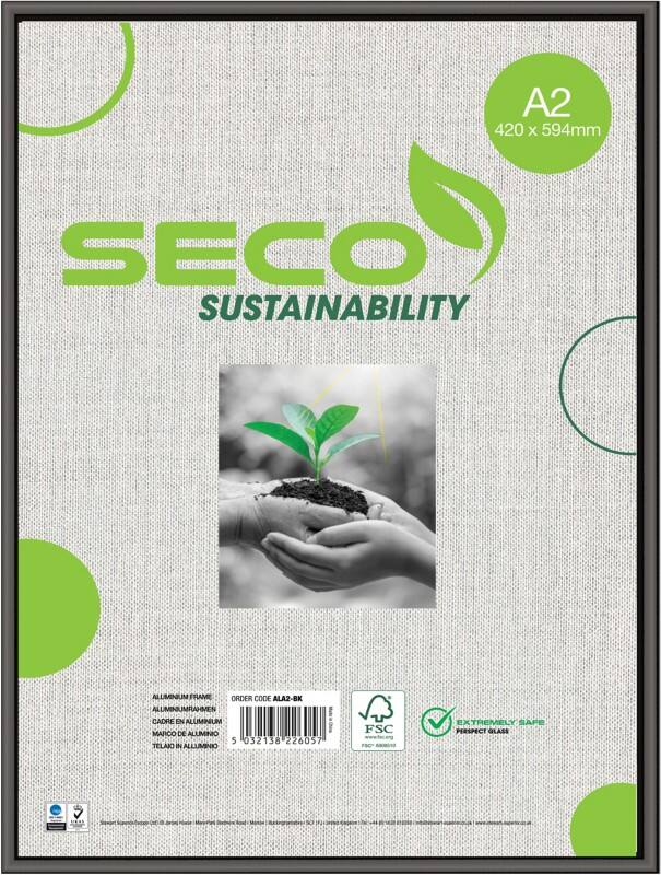 Cadre photo Seco A2 ALA2-BK 43 (L) x 2,1 (P) x 60,4 (H) cm ALA2-BK