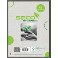 Seco A3 Fotolijst Aluminium ALA3-BK 30,7 (B) x 1,8 (D) x 30,7 (H) cm