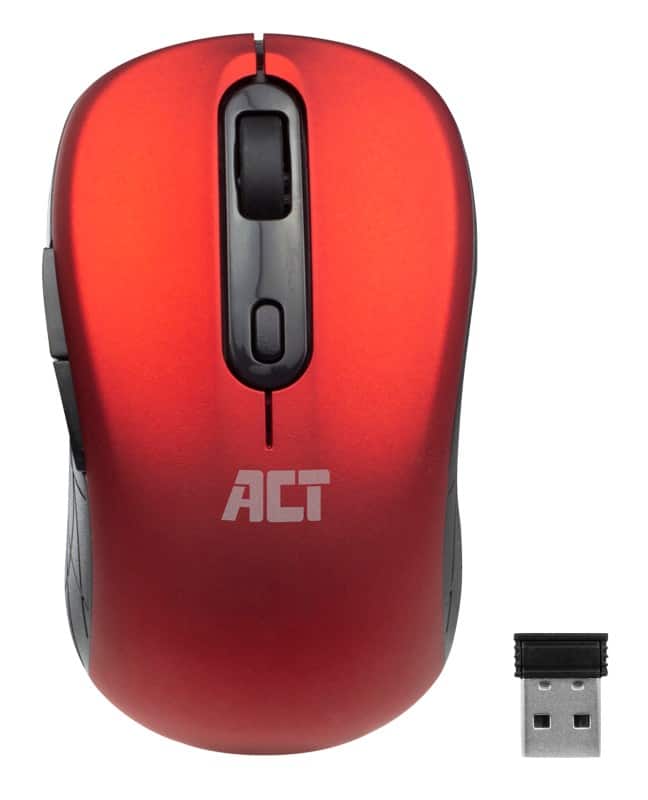 ACT Draadloze muis 1600 DPI Rood