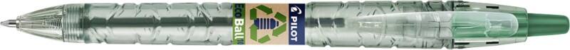 Pilot Balpen Groen 0.4 mm Medium Kegelvormig Navulbaar Recycled