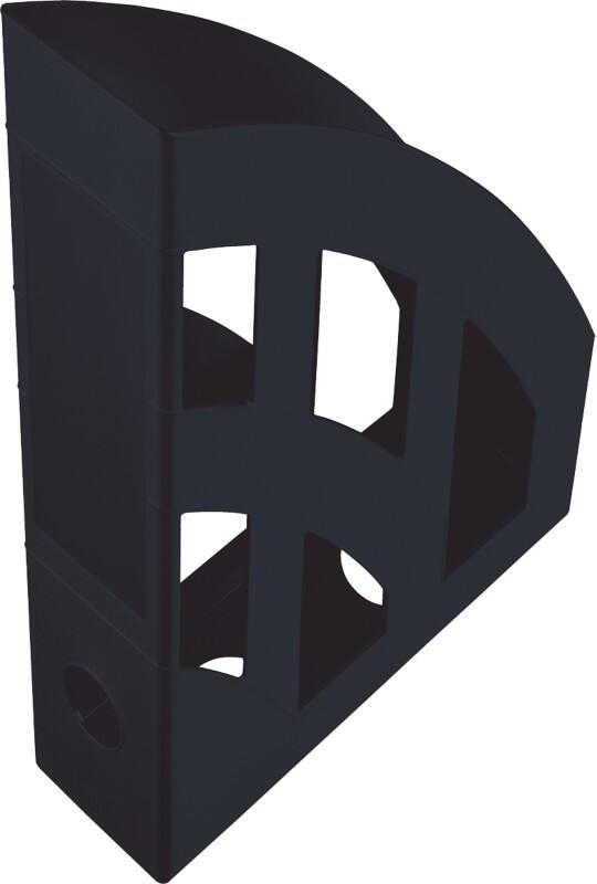 Helit The Green Tijdschriftencassette Zwart 5,6 x 15 cm