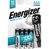 Pile Energizer Max Plus AAA alcaline LR03 1 200 mAh 1,5 V 4 unités