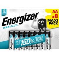 Energizer Alkaline Batterijen Max Plus AA LR6 2550 mAh 1.5V Pak van 8