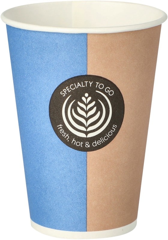 Gobelets jetables PAPSTAR Jetables Carton, PE (Polyéthylène) 180 ml Brun 100 unités