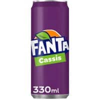 Fanta Cassis 330 ml Verpakking van 24 blikjes