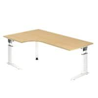 Hammerbacher Bureau US82 200X120CM Ahorn, wit