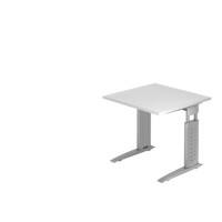 Bureau Hammerbacher US08 80 x 80 cm Argenté, blanc