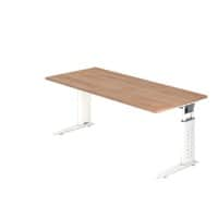 Bureau Hammerbacher US19 180 x 180 cm Blanc, Noyer