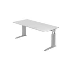 Bureau Hammerbacher US19 180 x 180 cm Argenté, blanc