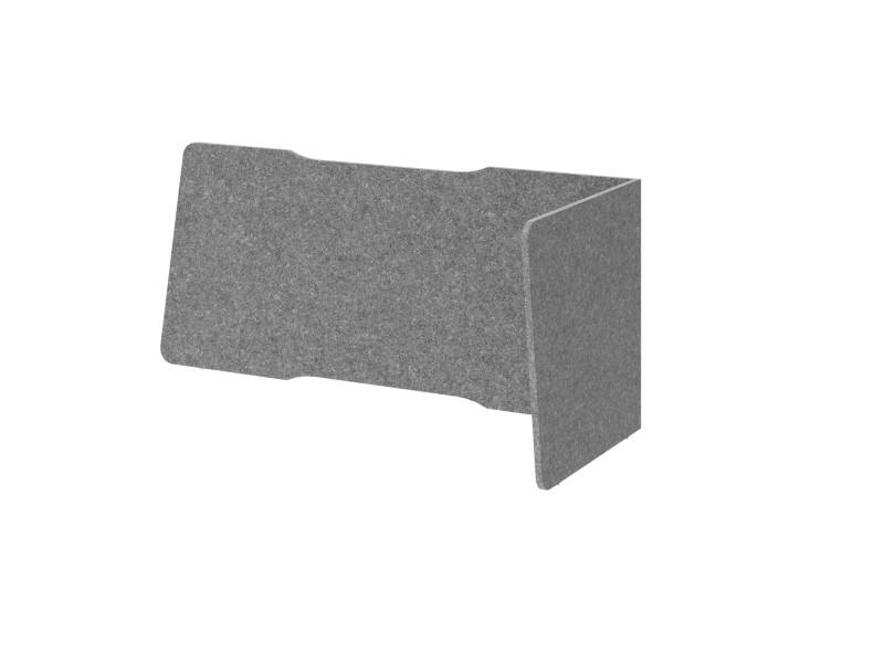 Hammerbacher Akoestische wand VASWF1810 Grijs 1000 mm x 250 mm x 1800 mm