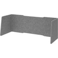 Cloison acoustique Hammerbacher Gris 1 740 x 650 x 605 mm