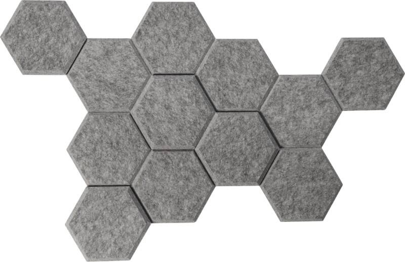 Mousses acoustiques Hammerbacher VARS1 Gris 170 x 160 x 150 mm