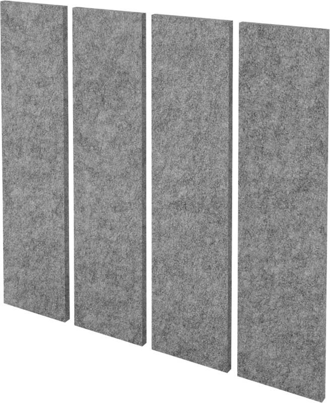 Panneau acoustique mural Hammerbacher VAWP100 Gris 250 x 250 x 1 000 mm