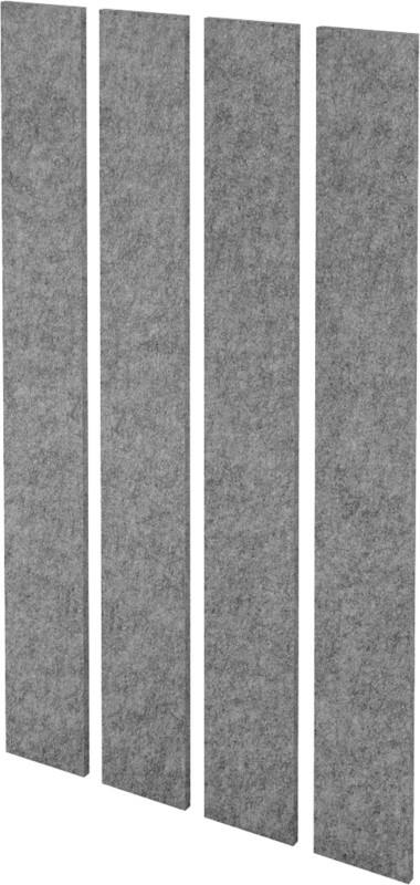 Panneau acoustique mural Hammerbacher VAWP200 Gris 250 x 250 x 2 000 mm